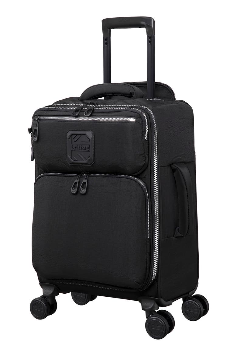Ashdon 22-Inch Softside Carry-On Suitcase, Main, color, BLACK