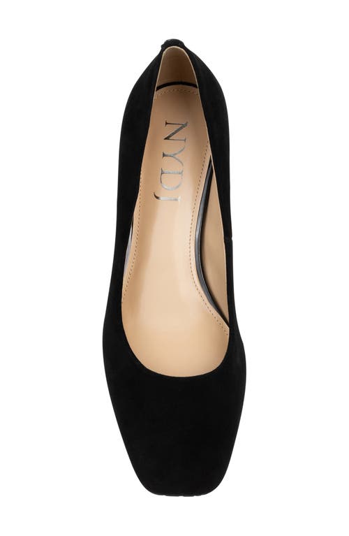Nydj Teddie Square Toe Pump In Black