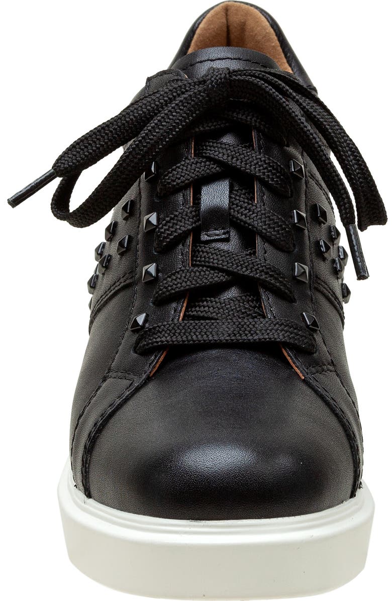 Linea Paolo Katia Wedge Sneaker, Alternate, color, Black