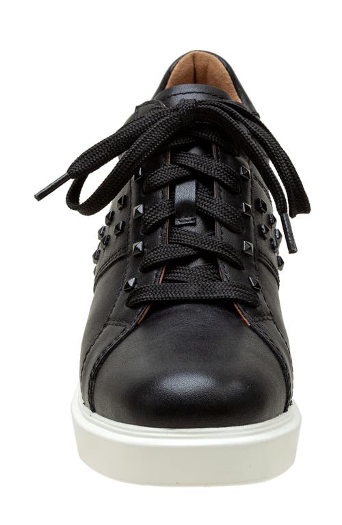 Linea Paolo Katia Wedge Sneaker In Black