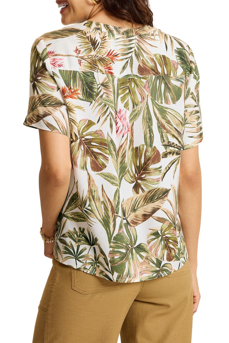Hidden Coast Silk Top, Alternate, color, COCONUT