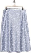 Renee C Polka Dot Print Maxi Skirt