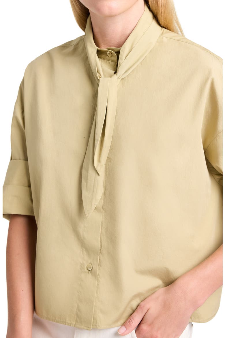 Tie One On Top, Alternate, color, OLIVE GREY