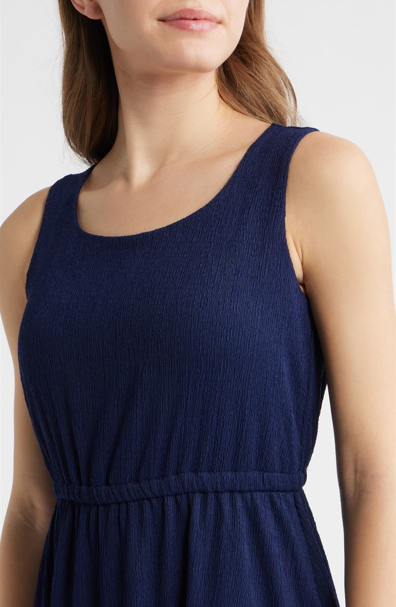 AK ANNE KLEIN Sleeveless Midi Dress, Alternate, color, Distant Mountain