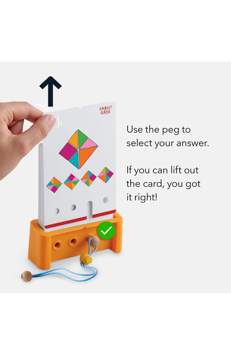 HABA Logic! CASE Starter Set - Brain Teaser Puzzles and Car Games, A Handheld Game to Develop Critical Thinking for Kids Ages 7+, Alternate, color, Multi