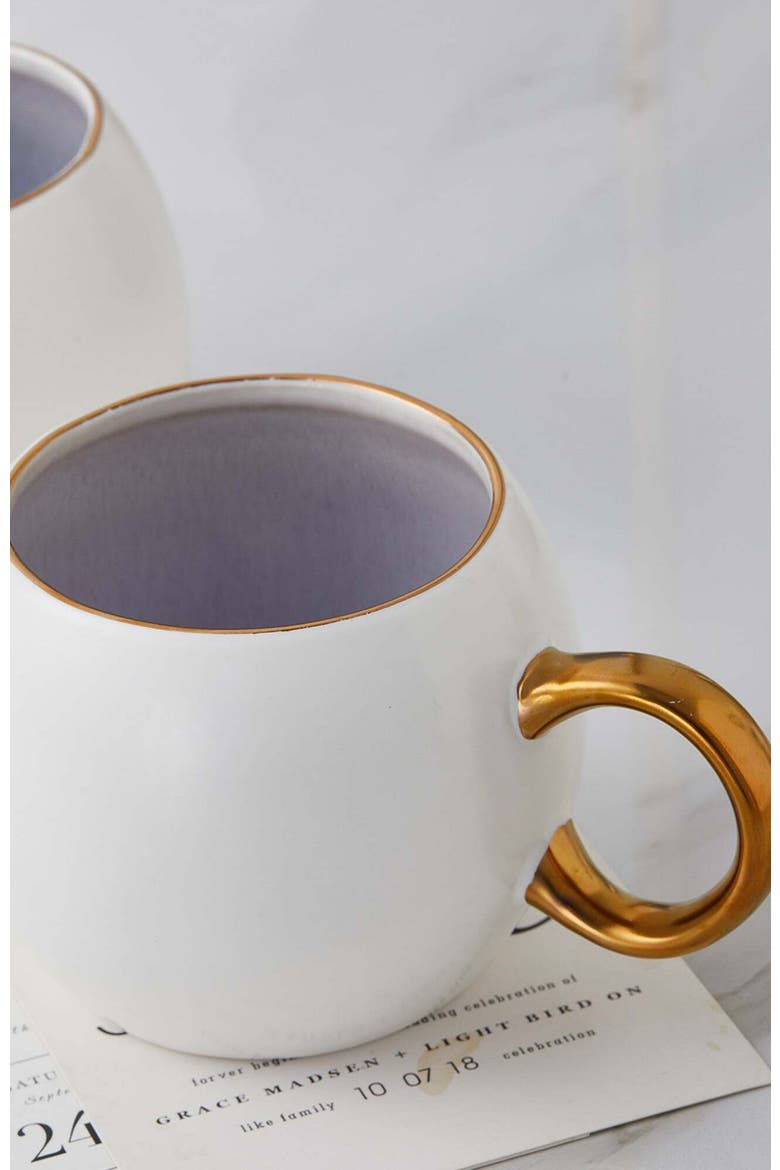Josephine Porcelain 4-Piece Mug Set, Alternate, color, Lavender