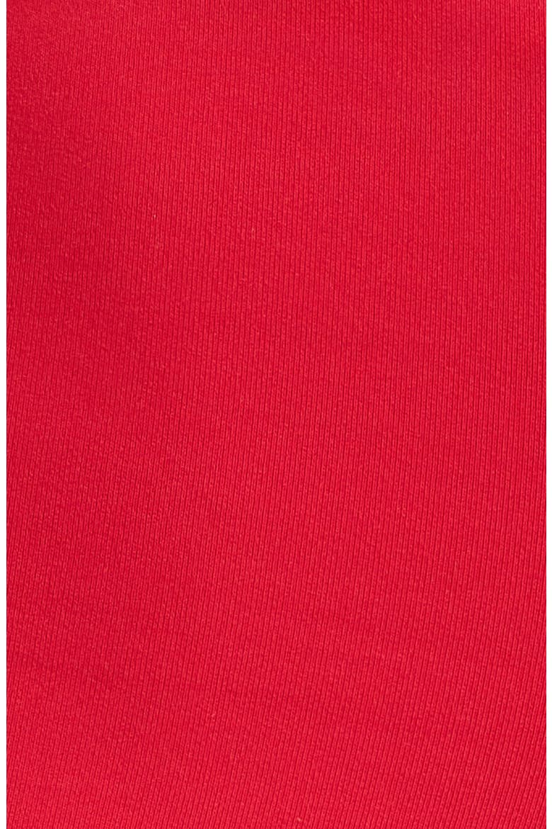 Sporty High Waist Shorts, Alternate, color, CHERRY/WHITE