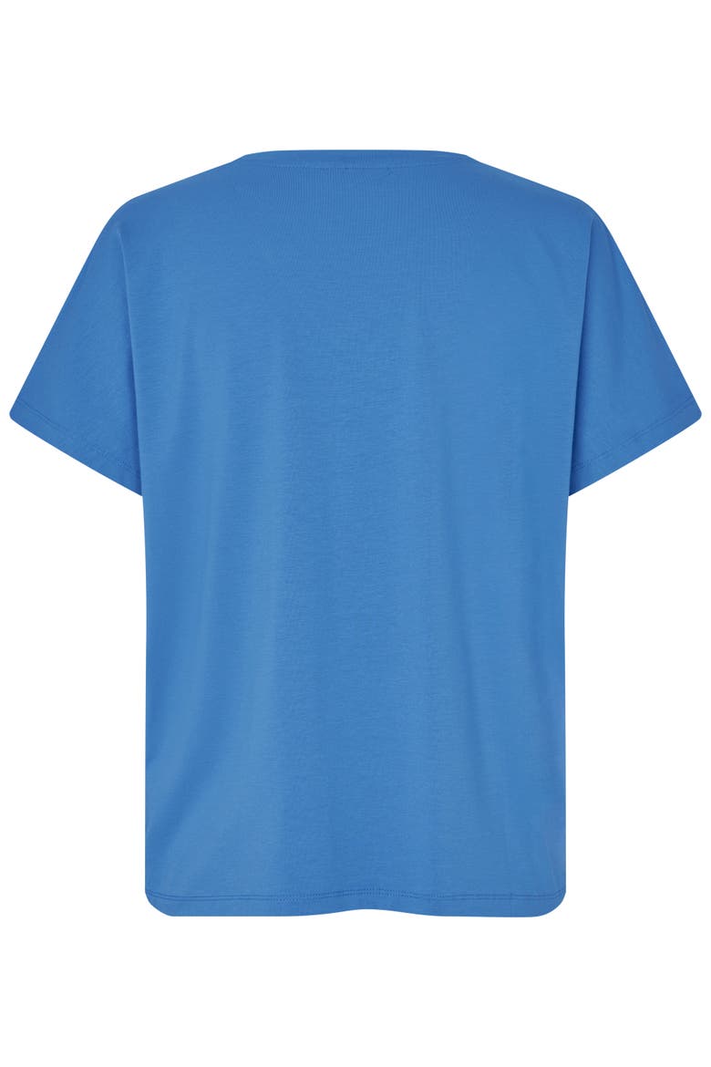 V-Neck Relaxed T-Shirt, Alternate, color, Nebulas Blue