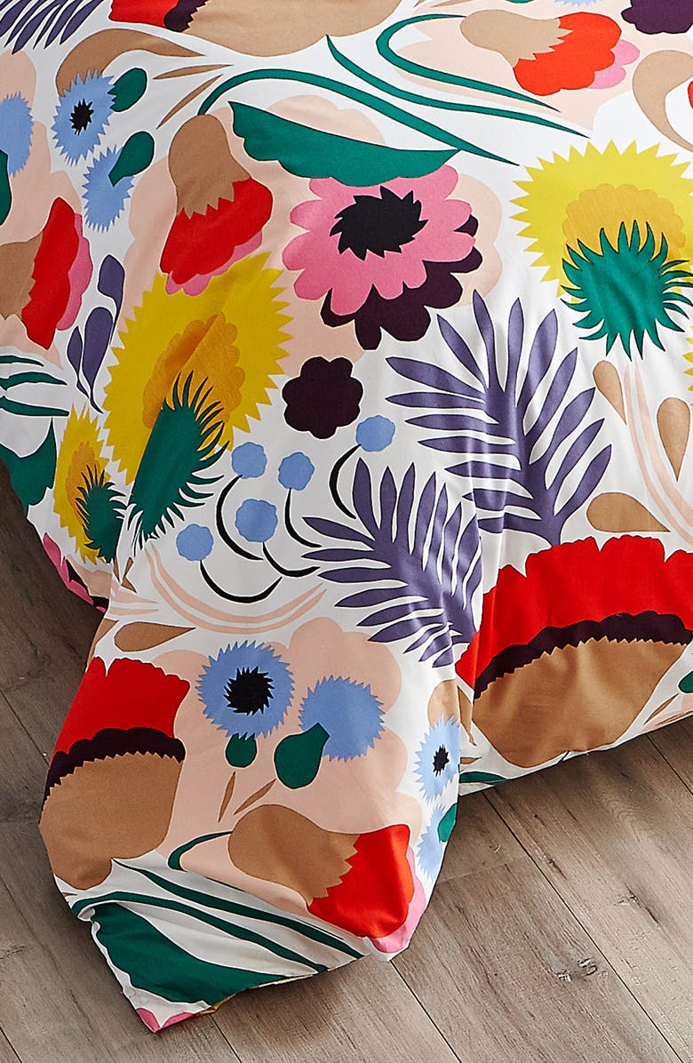 Marimekko Ojakellukka Duvet Cover & Sham Set, Alternate, color,