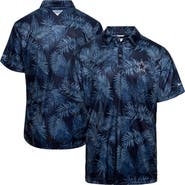 Columbia Men's Columbia Navy Dallas Cowboys PFG Super Terminal Tackle™ Omni-Shade™ Polo