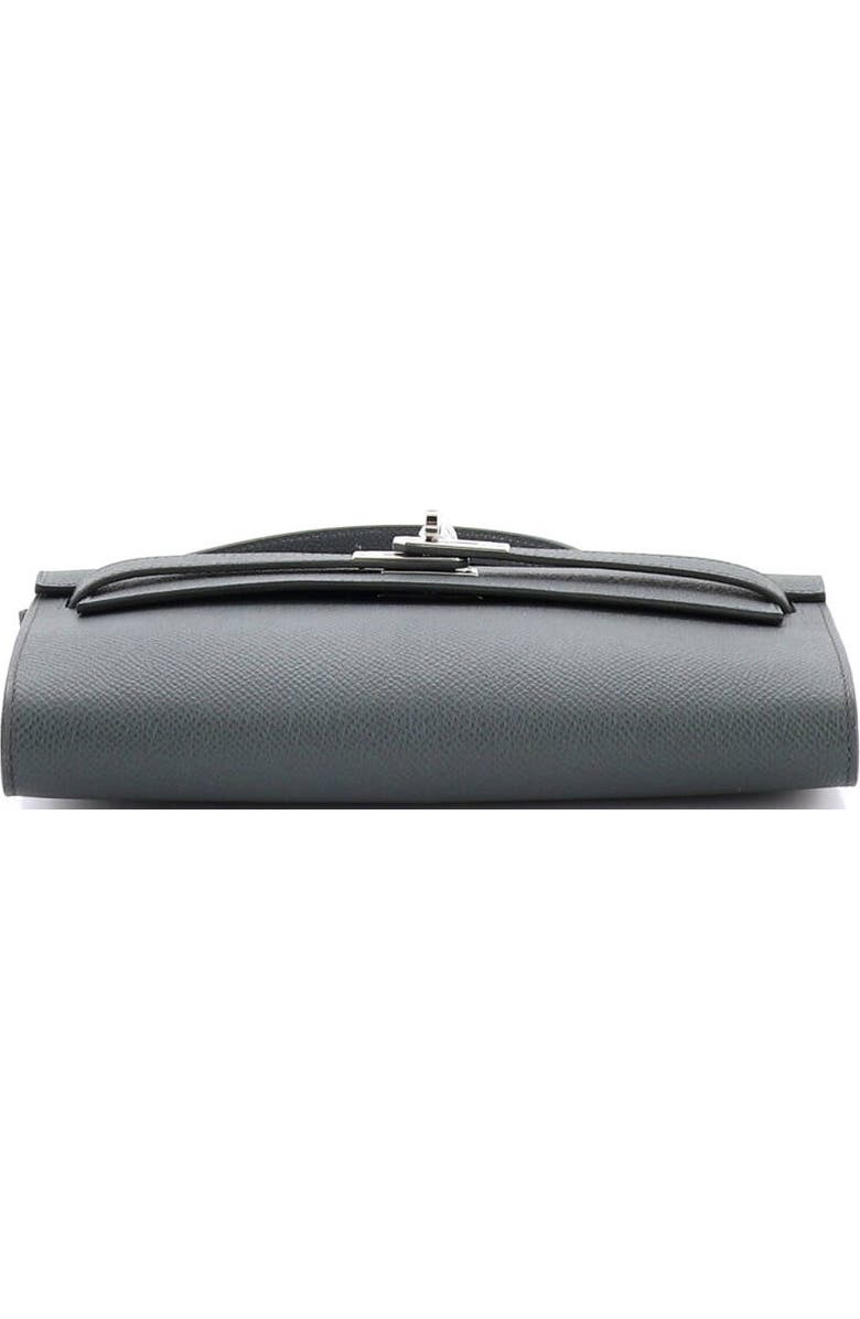 Pre-Owned Hermes Kelly To Go Wallet Epsom, Alternate, color, Vert Mangrove