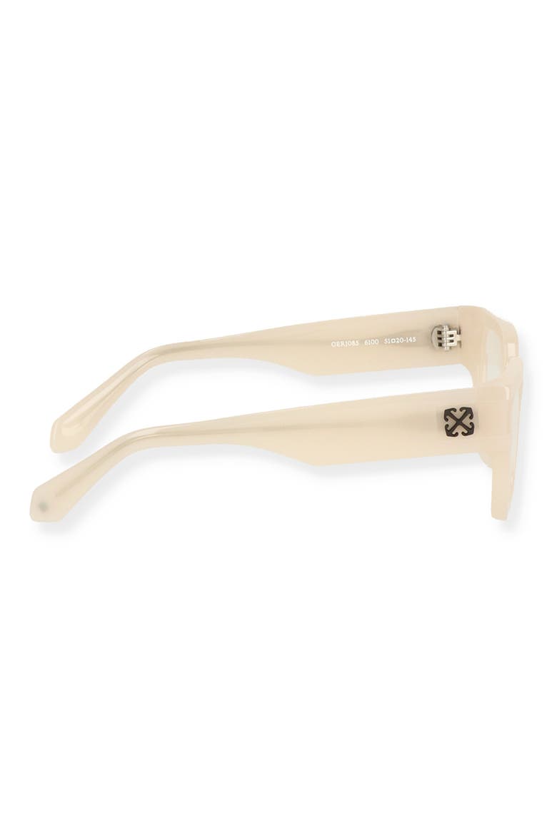 51mm Square Optical Glasses, Alternate, color, BEIGE