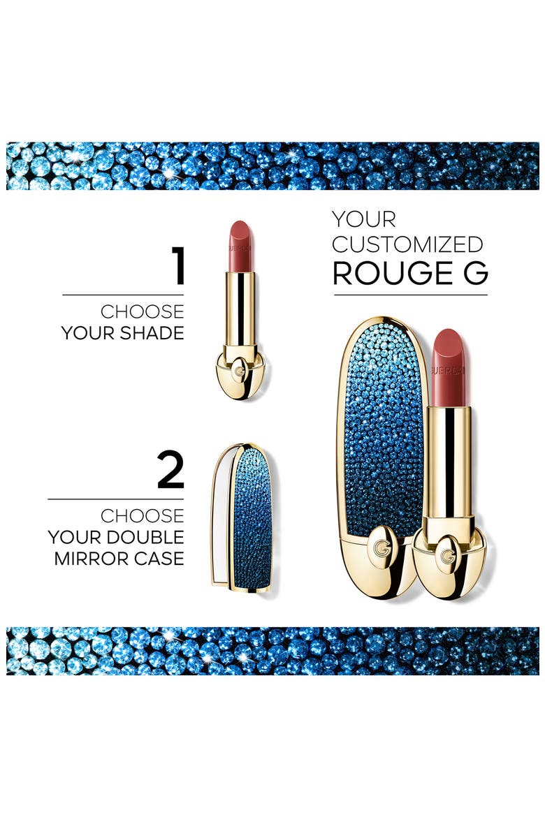 Rouge G Bleu Astral Refillable Lipstick Case, Alternate, color, BLEU ASTRAL