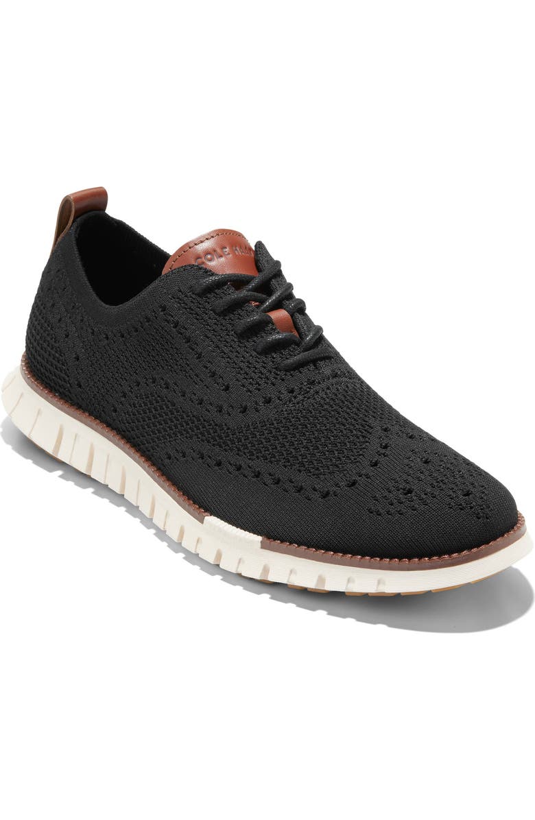 Cole Haan ZeroGrand Remastered Stitchlite<sup>™</sup> Oxford, Main, color, Black/Ivor