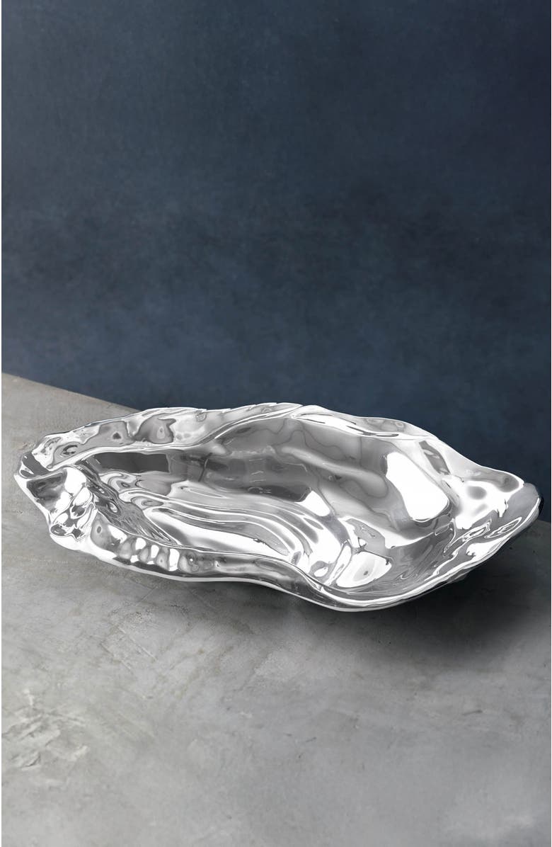 BEATRIZ BALL Collection Ocean Oyster Medium Bowl, Alternate, color, Silver