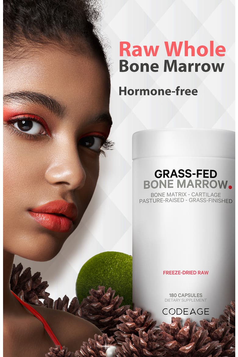Grass-Fed Bone Marrow Supplement, Alternate, color, White