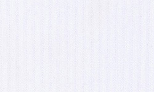 Arebesk Anna Bow No-slip Grip Crew Socks In White
