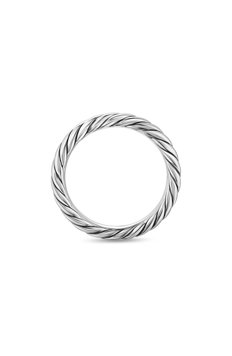 David Yurman Cable Band Ring in Sterling Silver, Alternate, color, Sterling Silver