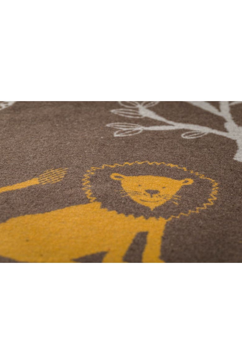 Juwel Jungle Baby Blanket, Alternate, color, Brown