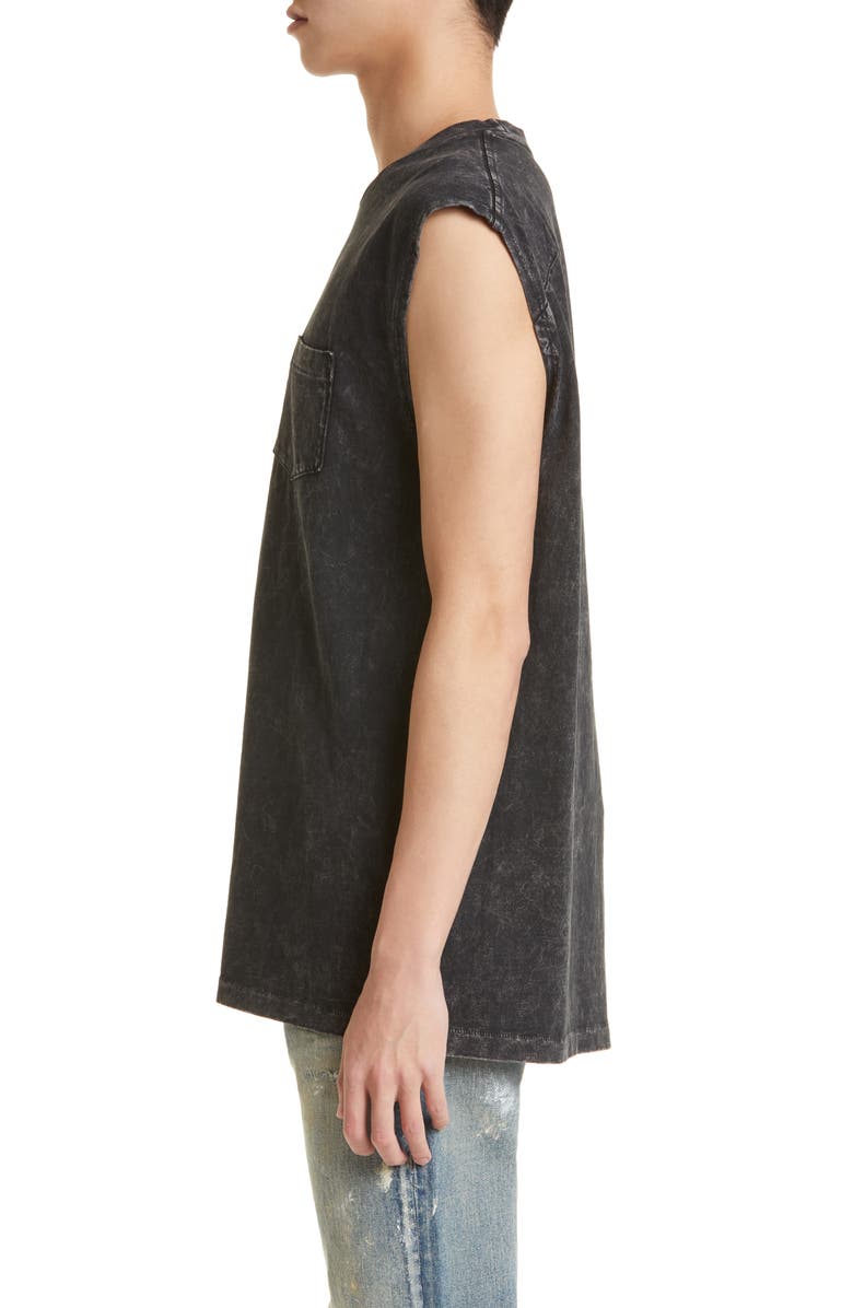 John Elliott Rodeo Mineral Wash Sleeveless Pocket T-Shirt, Alternate, color,