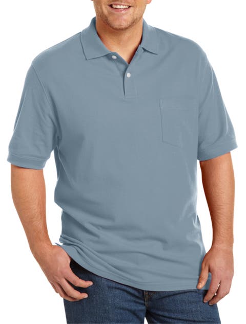 Big & Tall Pocket Piqué Polo Shirt