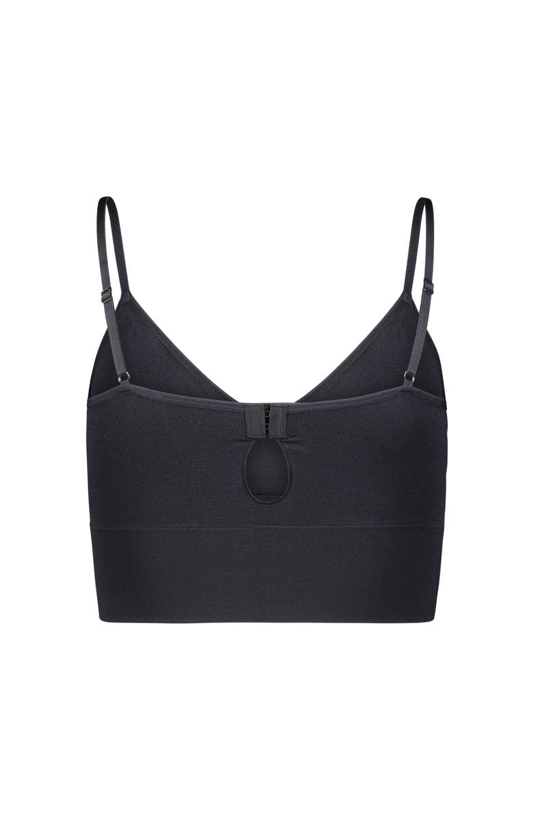 BRABAR Everyday Longline Cami Bra with Keyhole Back, Main, color, Black