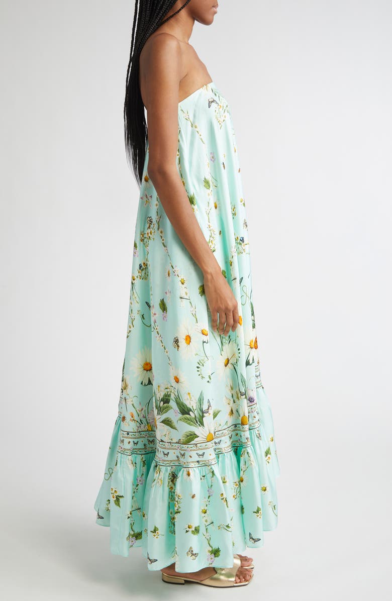 Camilla Floral Freefall Convertible Silk Maxi Dress, Alternate, color, Floral Freefall