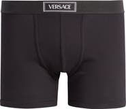 Versace '90s Logo Cotton Rib Trunks