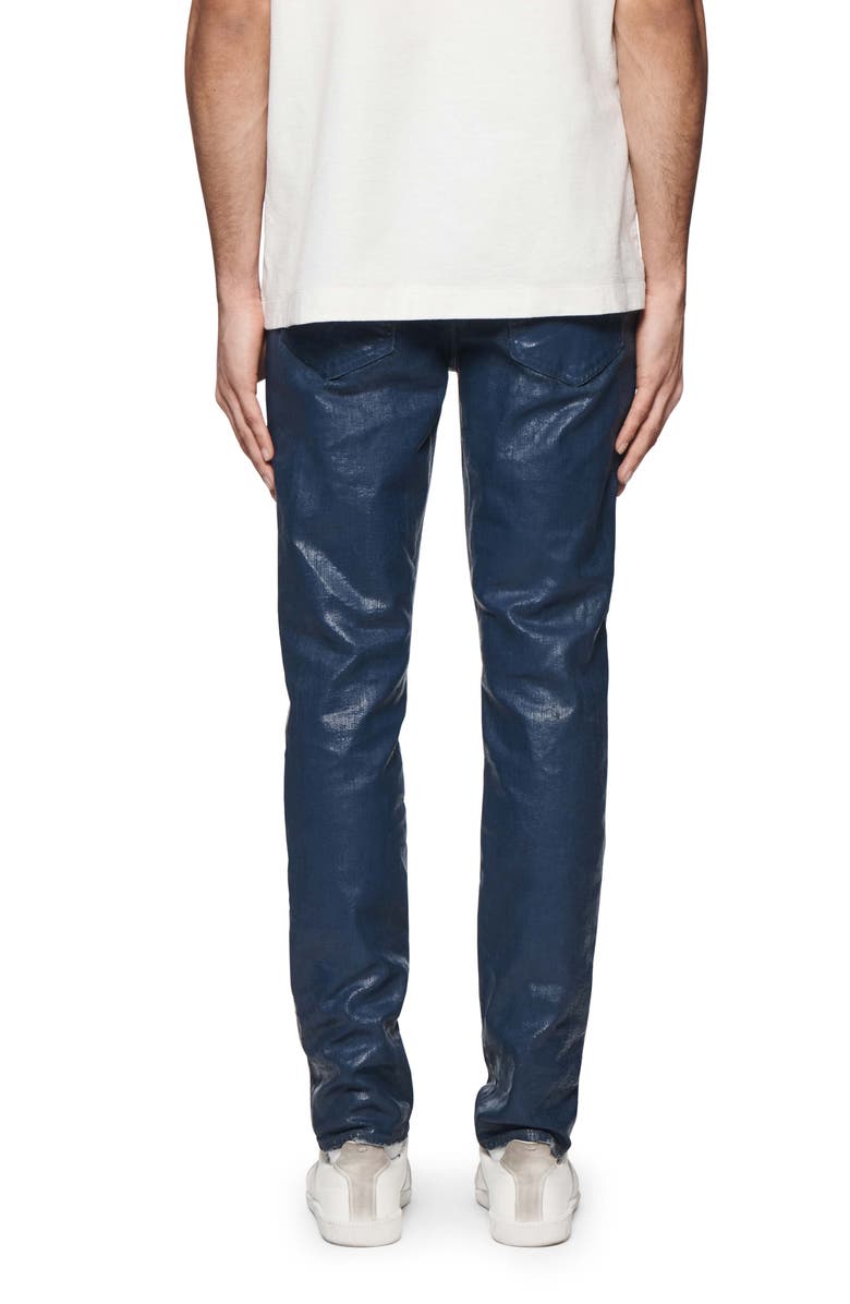PURPLE BRAND Paint Job Crackled Coated Skinny Jeans, Alternate, color,