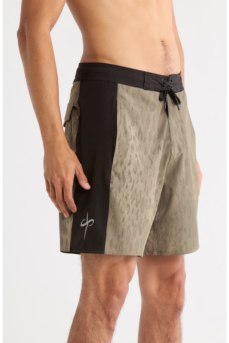 Peninsula Cole Houshmand Board Shorts, Alternate, color, CHEETAH BROWN