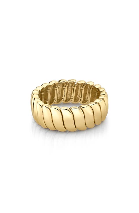 Zoe 18k Gold Band Ring
