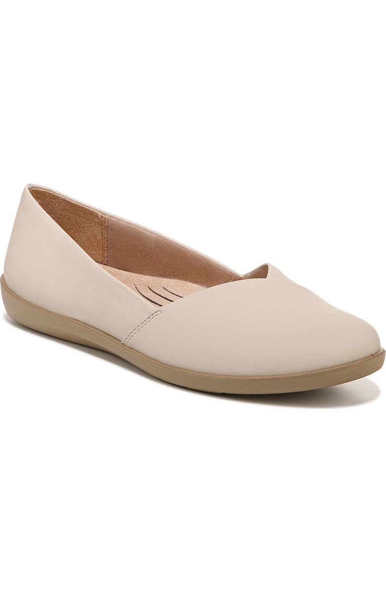 LifeStride Notorious Flat, Main, color, Almond Milk