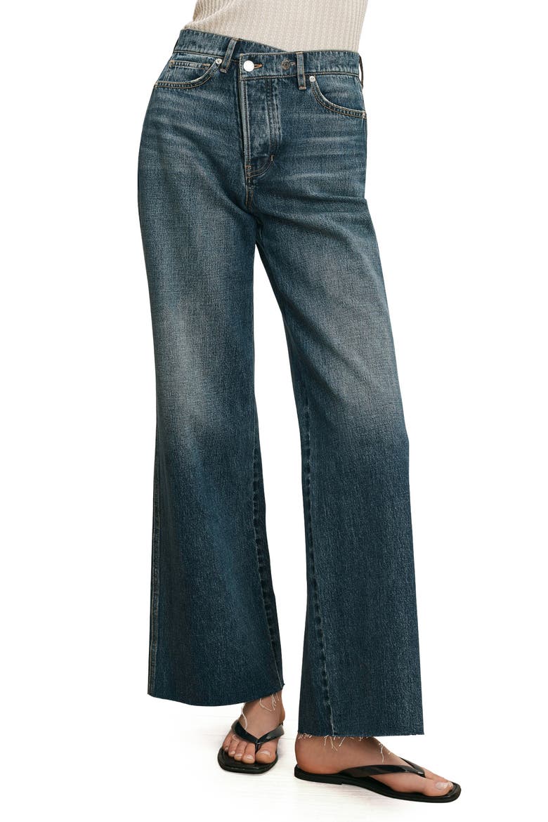 Taylor High Waist Ankle Wide Leg Jeans, Main, color, CITY LIGHTS