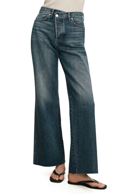 Taylor High Waist Ankle Wide Leg Jeans (City Lights)