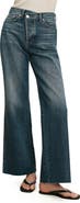 Veronica Beard Taylor High Waist Ankle Wide Leg Jeans