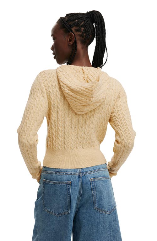 Cotton On Everfine Double Zip Up Hoodie In Neutral