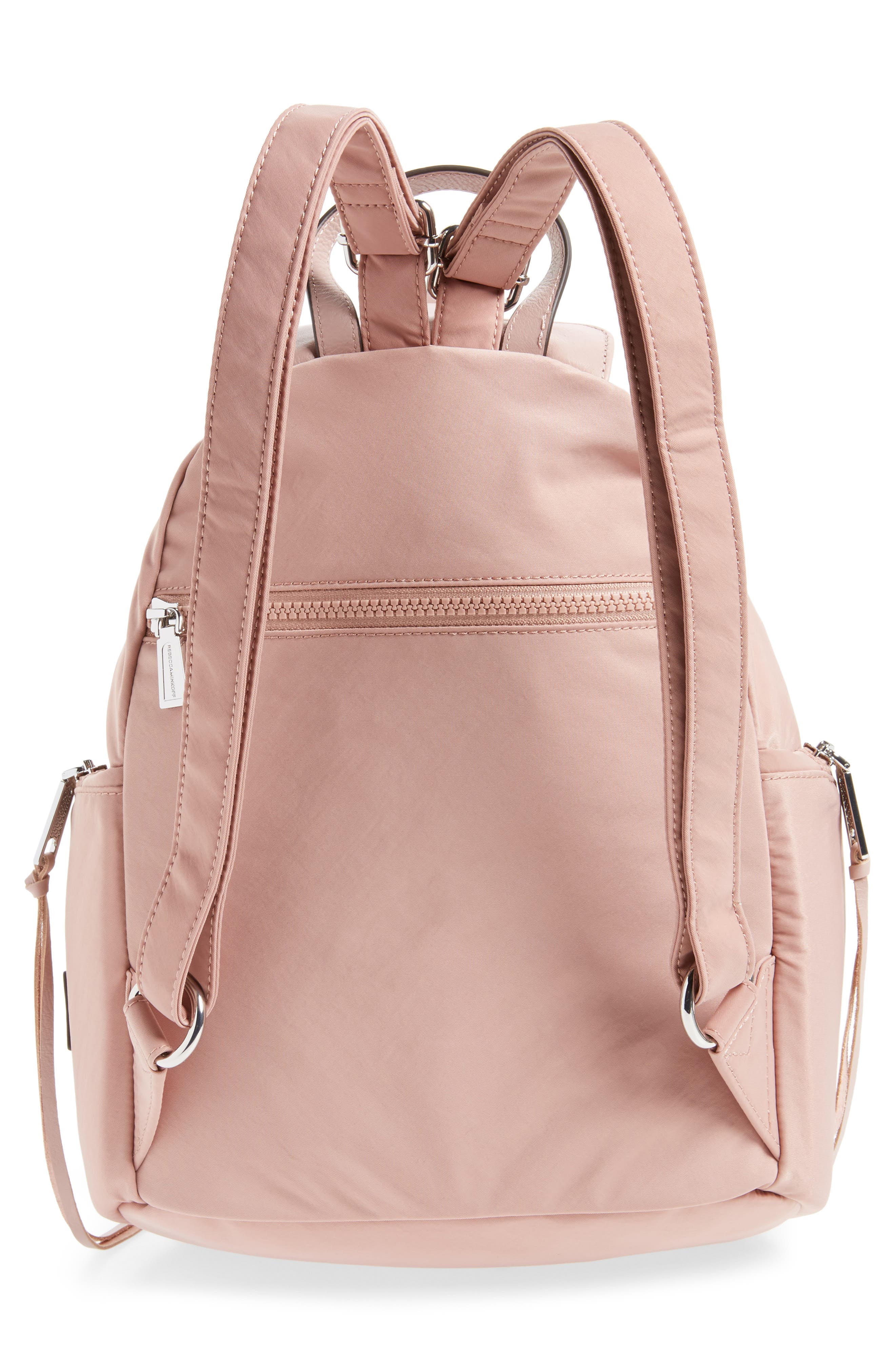 Julian Nylon Backpack, Alternate, color, VINTAGE PINK