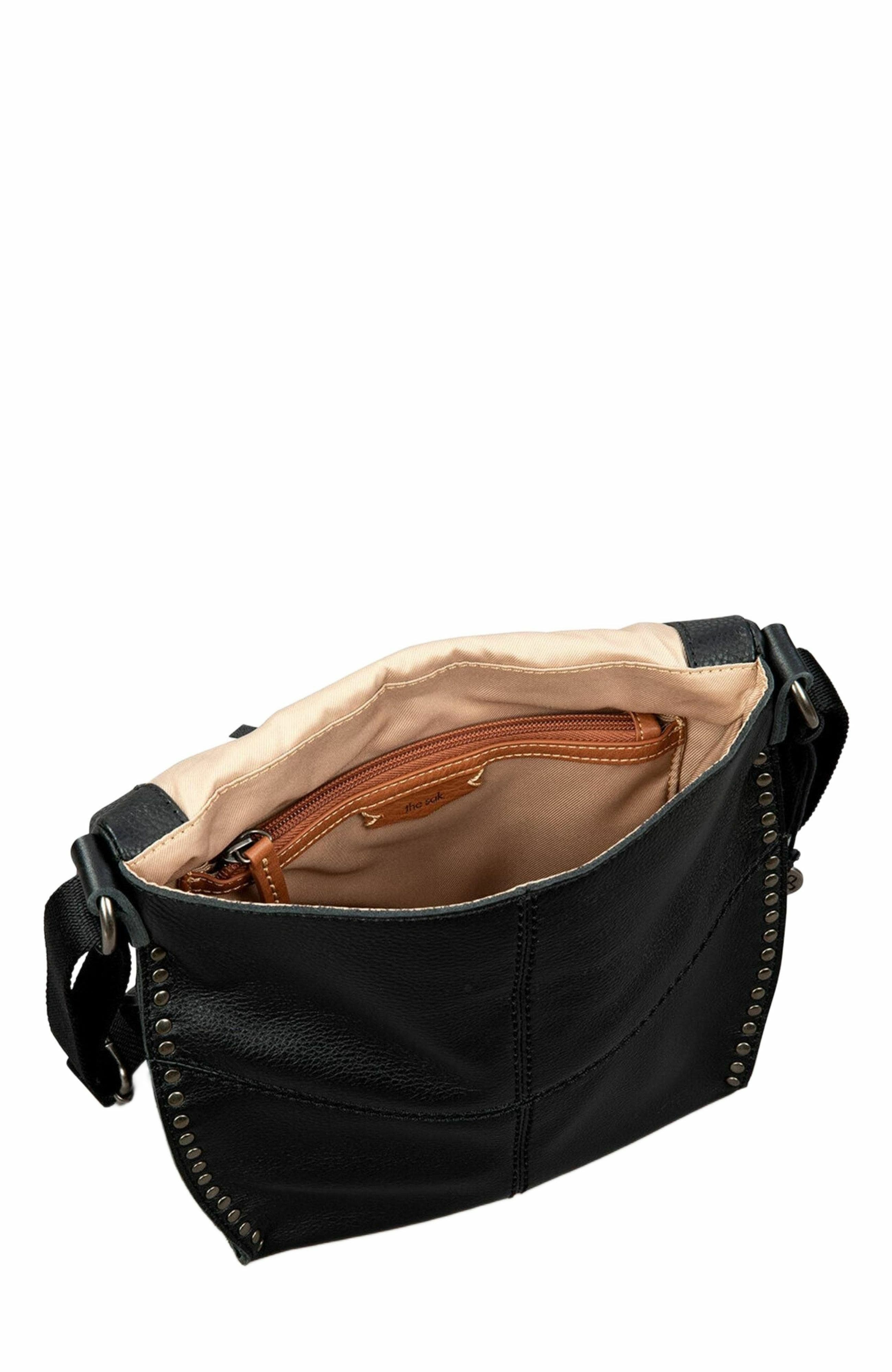 The Sak Silverlake Crossbody Bag - Leather, Alternate, color, Black