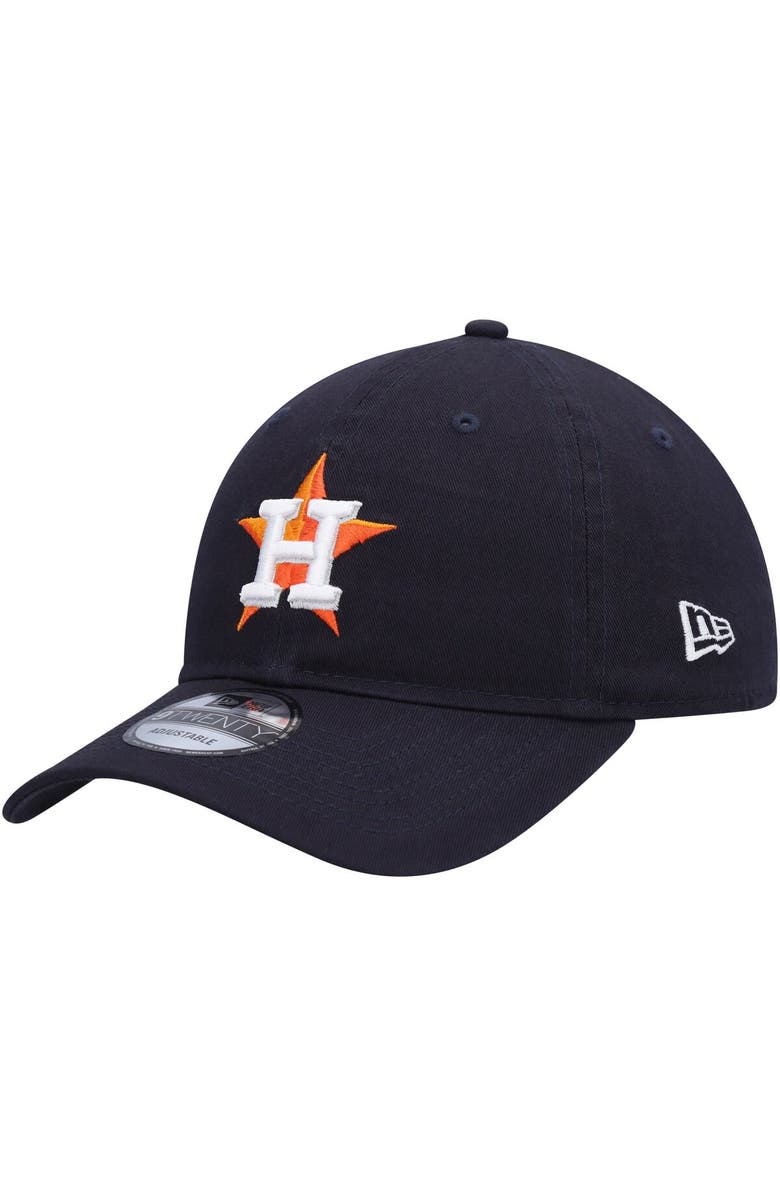 New Era Men's New Era Navy Houston Astros Logo Replica Core Classic 9TWENTY Adjustable Hat, Main, color, Navy