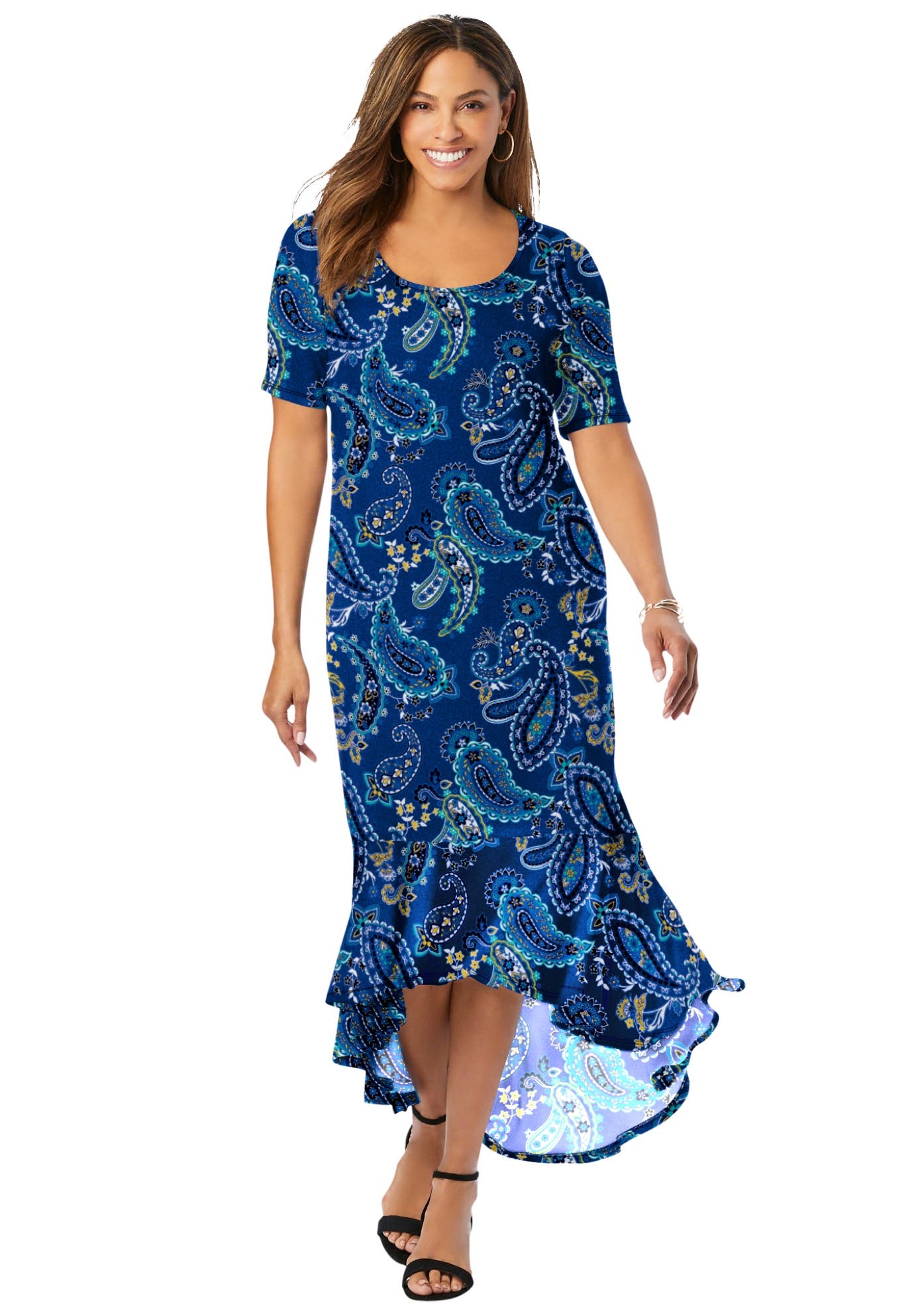 DARK SAPPHIRE PLAYFUL PAISLEY