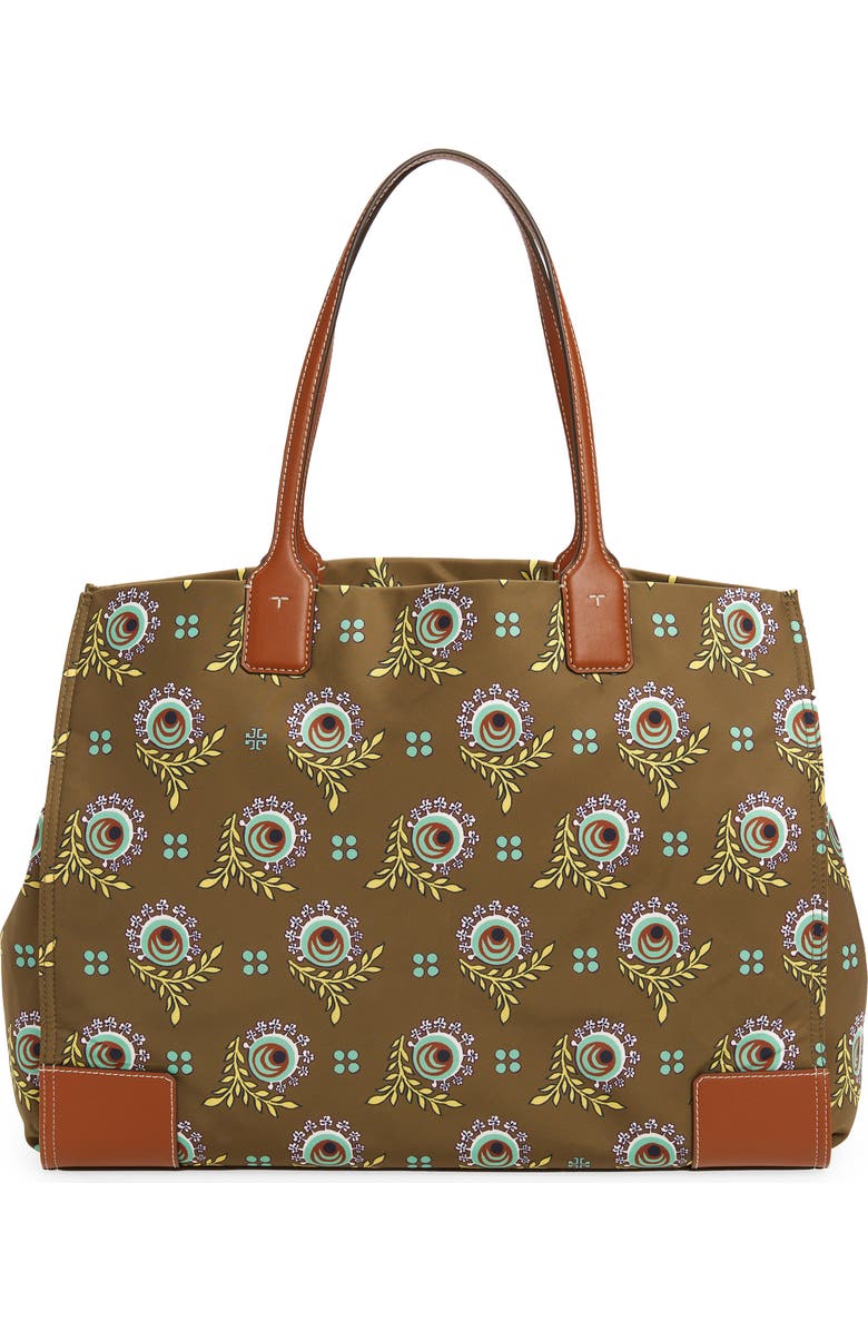 Tory Burch Ella Floral Print Tote, Alternate, color,