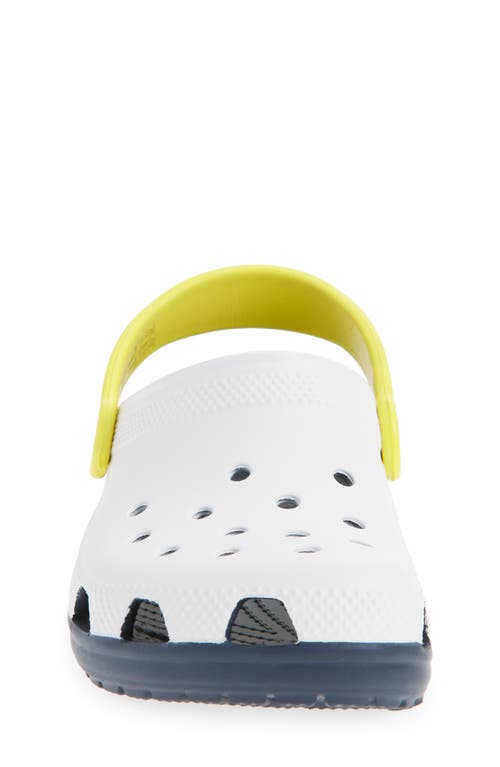 Crocs Kids' Classic Retro Sport Clog In White