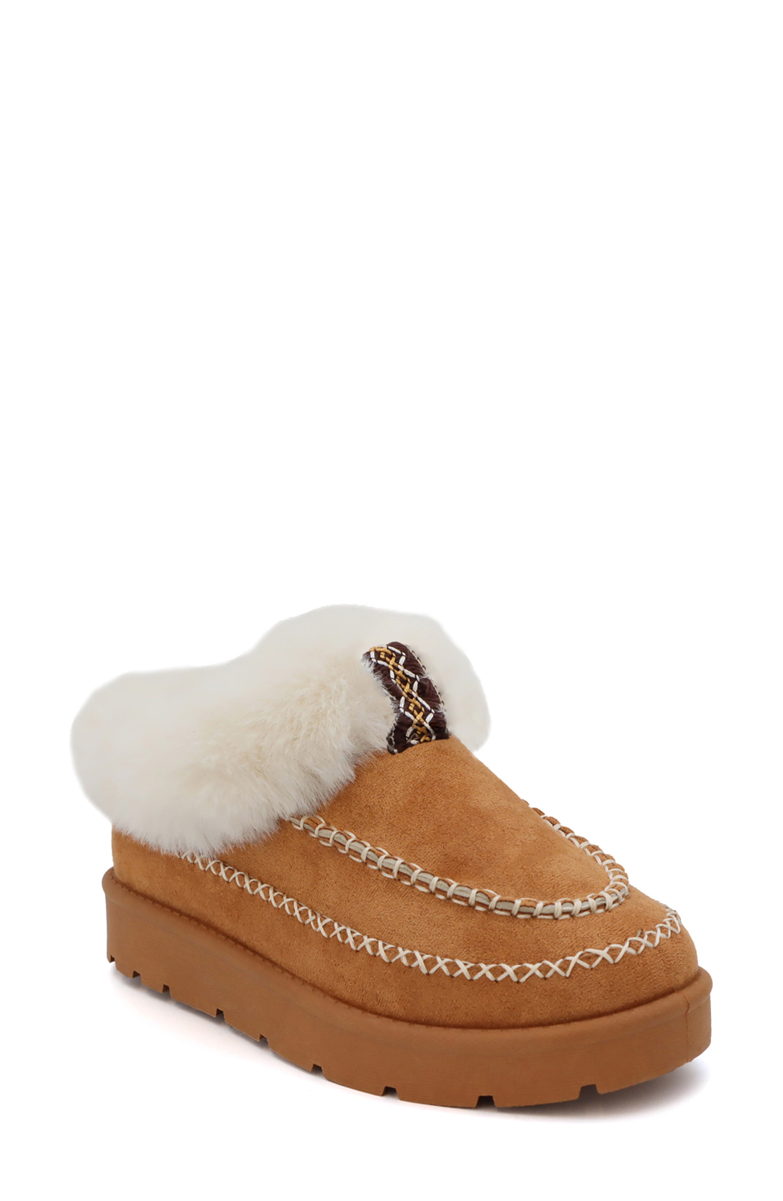 Pembroke Faux Fur Lined Slipper
