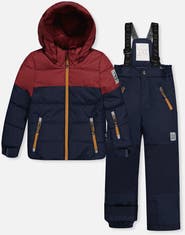 Deux par Deux Play Jacket & Pants Fleece Neckwarmer Two Piece Snowsuit