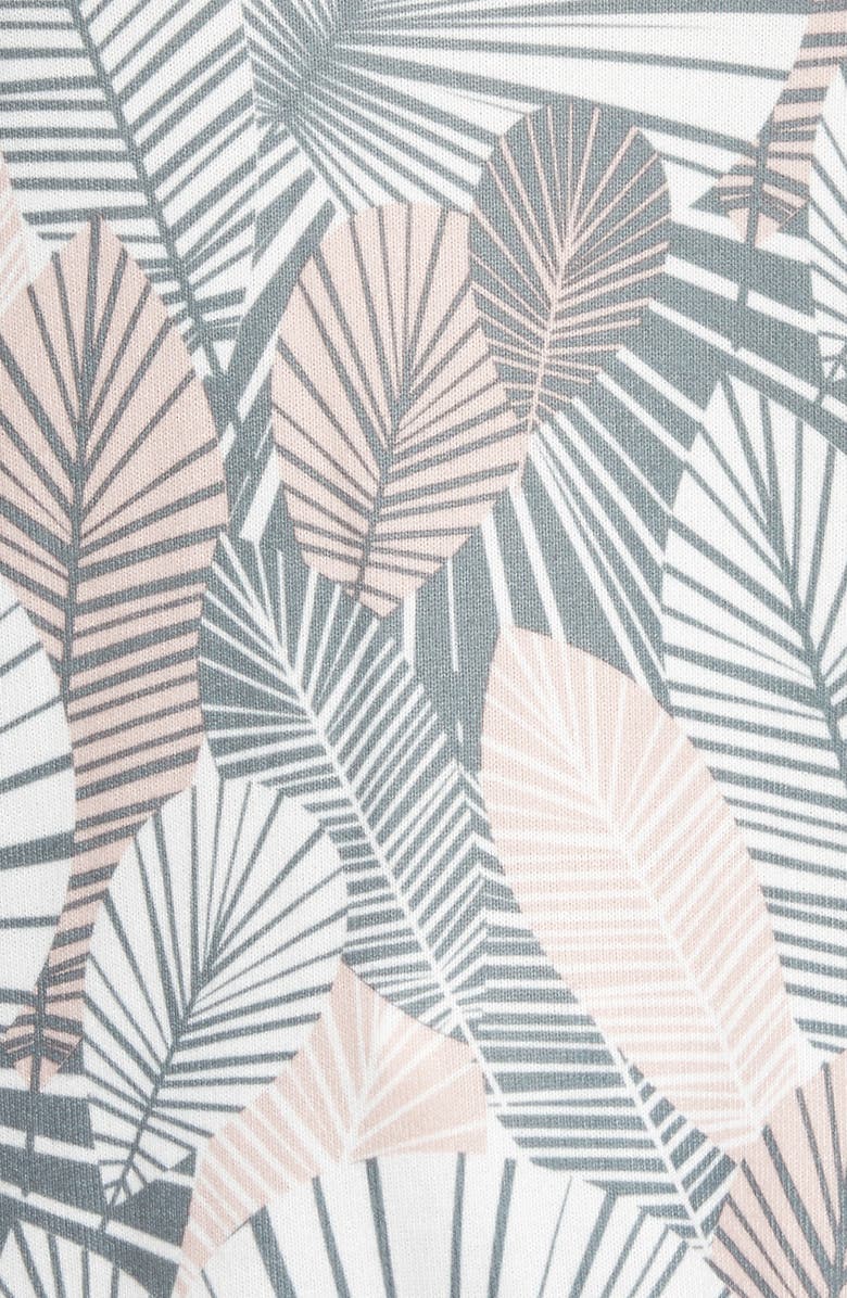 PJ Salvage Geo Palm Pajama Top, Alternate, color,