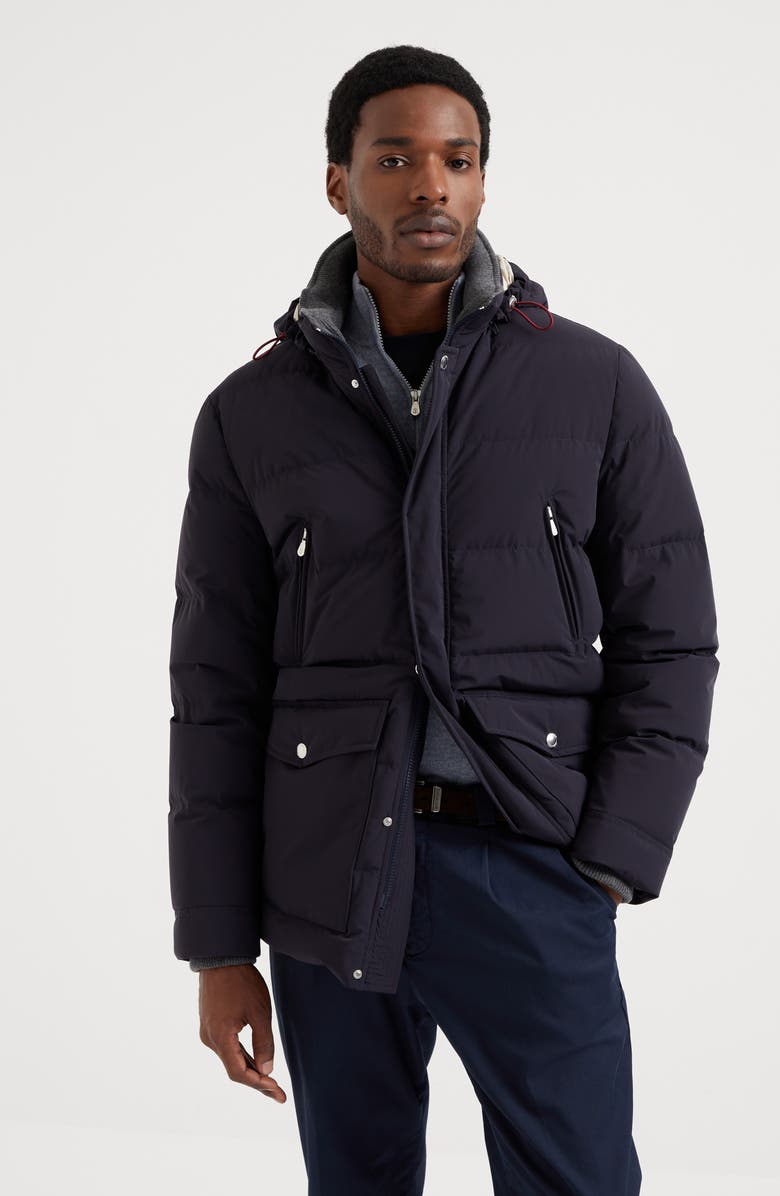 Brunello Cucinelli Taffeta down jacket, Alternate, color, 