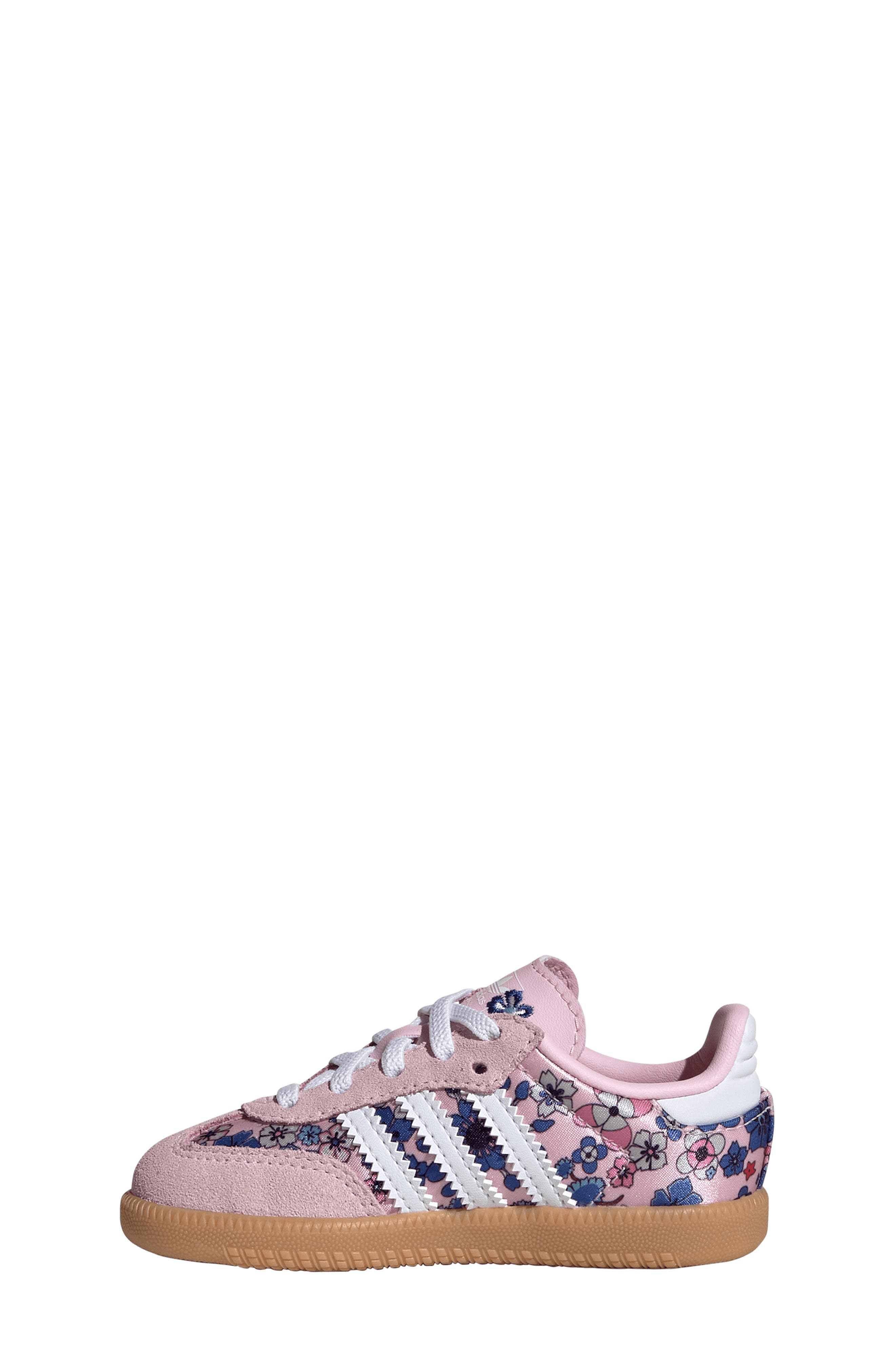 adidas Kids' Samba OG Sneaker, Alternate, color, Clear Pink/ White/ Gum