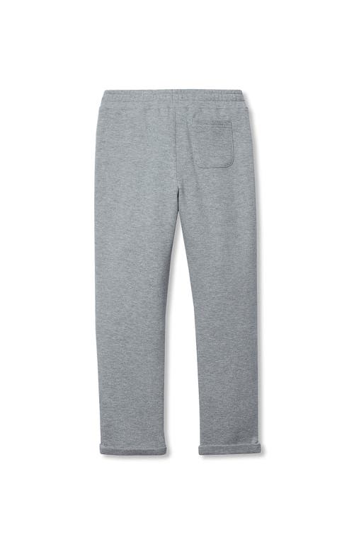 Lands' End Boys Iron Knee Texture Knit Pants In Gray