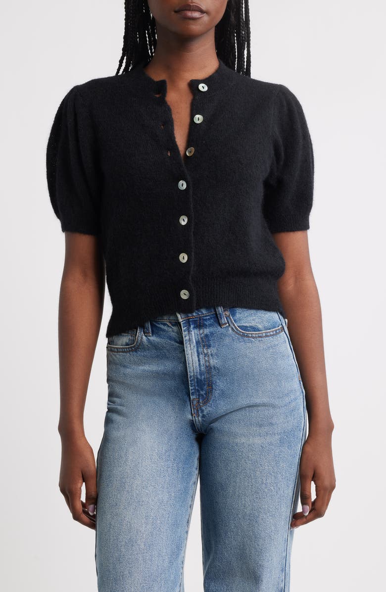 DÔEN Anisa Cardigan, Main, color, Black