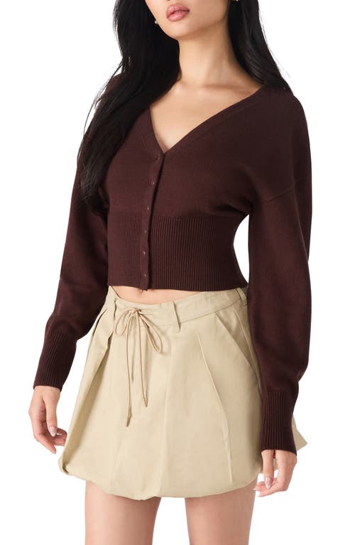 Steve Madden Lauryn Cardigan In Black